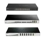 D-Link 10GBase-T Gigabit WebSmart Managed Switch - 12-Port