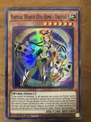YuGiOh! Virtual World Oto-Hime - TouTou HOLO BLVO-EN099 Super Rare 1st Ed