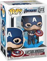 FUNKO POP! Marvel: Endgame - Captain America with Broken Shield & Mjoinir
