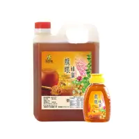 在飛比找momo購物網優惠-【尋蜜趣】嚴選龍眼蜂蜜3kgX1桶+380g擠壓瓶X1罐(1