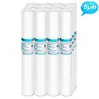 12 PACK 20" x 2.5" 5 Micron Sediment Water Filter Cartridges for Reverse Osmosis