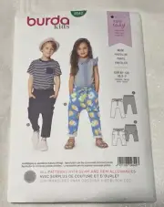 Burda Kids 9342 Pants Unisex Size 2-7 NEW