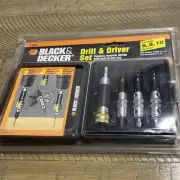 Black & Decker Drill & Driver Set For Size 6, 8, 10- 71-985A