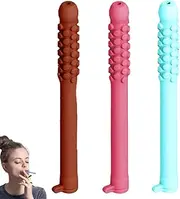 Chewable Essential Oil Breath Stick, Reusable Silicone Chewer for Adults, Breath Fresheners, Can Be Taken Anywhere(cola + soda + apple)