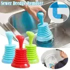 Drain Unblock Drainage Plunger Manual Pipe Cleaner Sewer Suction Plug Sink