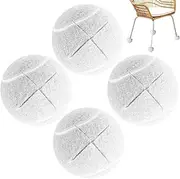 Tennis Ball Floor Protector | Heavy Duty Felt Pad Floor Glide Coverings | Silent Glide Coverings Tennis Ball Desk Foot Covers for Bedroom Home