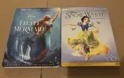 The Little Mermaid + Snow White And The Seven Dwarfs (4k UHD) Disney New