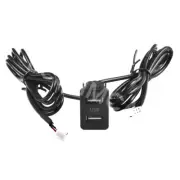Car Navigation 4 Pin 6 Pin to Dual USB Panel Interface Extension Cable Adapter (for: Audi)