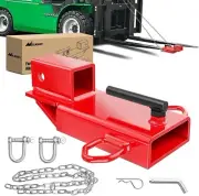 Forklift Trailer Hitch Attachment Fits 2 Inch Receiver Clamp on Pallet Fork