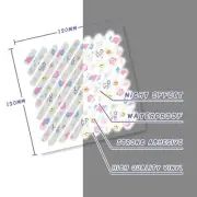 Reflective Frame Stickers Safety Decal MTB Bike Mountain Biking LOVE