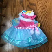 Build a Bear Mittens Fluff 'n Stuff Lalaloopsy Blue Dress NWT!!