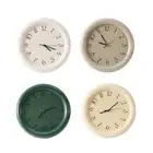 Round Fashion Silents Clock for Wall, Modern Wall Clocks for Bedroom or Study