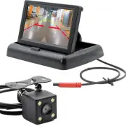 4.3 Inch TFT LCD Car Foldable Monitor Vehicle Rear View Reverse Backup Camera...