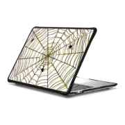 MacBook Pro 13-inch (M1 / M2 / Intel) Impact Case IN THE SPIDER'S WEB - HALLOWEEN CREEPY SPIDER SPOOKY BLACK GOLD