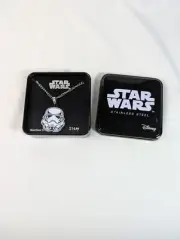 Star Wars Storm Trooper Stainless Steel Pendant Necklace