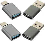 GARVALON USB 3.0 to Type-c Converter USB c Adapter for Phone/Tablet Aluminum Alloy Small Portable Design