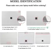 Sticker Laptop Decal for 13.5 inch Microsoft Surface Laptop 4 & 3 & 2 Top Side S