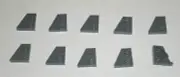 LEGO NEW 2x2 27° Dark Stone Grey Left Wedge Plate (10x) 6143423 Brick 24299