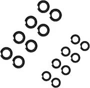 (8+8 Sets) 1/2” & 3/8" Impact Retaining Ring Clip Friction Ring Hog Ring with O-Ring for Milwaukee Electric Pneumatic Type Impact Wrench