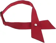 [COLLBATH] Unique Cross Design Bow Tie Pre Tied for Both Men and Women As Uniform Accessory Cosplay or Formal Attire