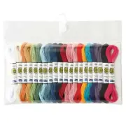 Japan Embroidery SASHIKO THREAD OLYMPUS 10m 20COLORS thin type