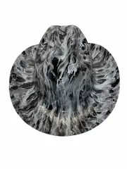 Custom Western Outlaw Scorching Hot Flames Cowboy Hat
