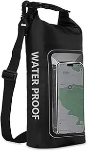 Waterproof Dry Bag,Beach Phone Bag, 2l Waterproof Backpack,Outdoor Diagonal Cross Container,Lightweight Case, for Camping, Swimming, Beach, Fishing, Rafting,Travel