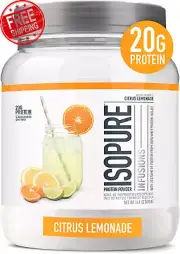 INFUSIONS, Refreshingly Light Fruit Flavored Whey Protein Isolate Powder, “Shake