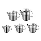 Stainless Steel Tea Pot Tableware Iced Tea Jug for Kitchen Camping Outdoor