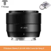 TTArtisan 35mm F1.8 Mark II APS-C Frame AF Lens for Sony ZVE-10II FX30 ZVE-10