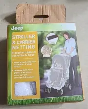 Stroller & Carrier Netting Baby Protection White Mesh Mosquito Net - NEW