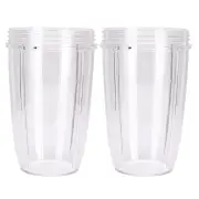 2x For Nutribullet Tall Cups 24 Oz Suits All 600 and 900 Models