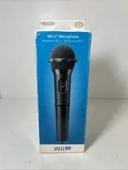 Nintendo Wii U Official Black Microphone Brand New Factory Sealed