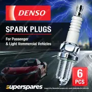 6 x Denso Nickel Spark Plugs for Saab 9-5 V6t YS3E B308E 3.0L 6Cyl 24V 98-09