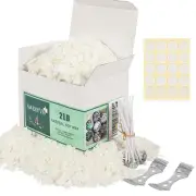 Natural Soy Candle Wax and Soy Candle Wax for Candle Making - 2 Lbs Soy