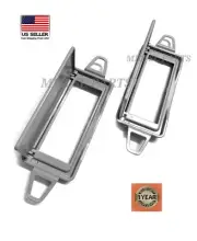 2 Gray Sun Visor Make up Mirror Cover For Mercedes-Benz W212 W218 2128103710