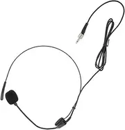 CORHAD Wired Headset Microphone with Arm for Voice Amplification Lightweight Compact Design for High Shielding Material for Sound Flexible Earhook