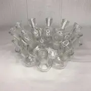 Vintage Glass Cluster Horticultural Propagation Station 18 Vase Floral Arranger