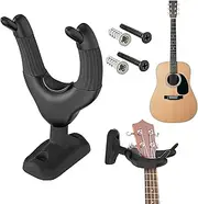 Tktouci Guitar Wall Hanger,Hangable Non-Slip Violin Bracket Hook Bass Display Stand - Heavy Duty Stable Display Rack Wall Holder for Home, Classroom, Workplace