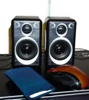 PC Computer Gray Speakers With Surround Sound USB Wired Laptop Deep Bass Desktop