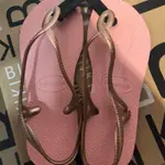 HAVAIANAS LUNA增高厚底涼鞋 玫瑰金 粉色超美