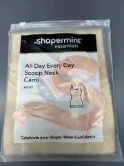 SHAPERMINT All Day Everyday Scoop Neck Cami Color Chai, Size 4XL #62001