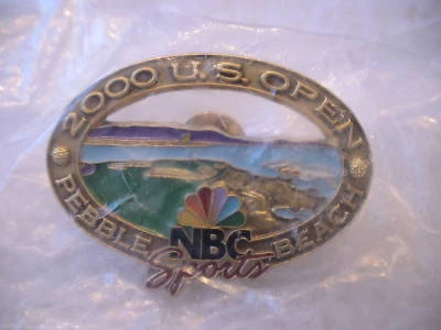 2000 US U.S. OPEN 100TH PEBBLE BEACH MEDIA PIN NEW PGA