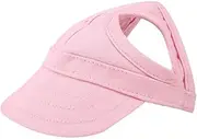 Tail Up Dog Hat Pet Baseball Cap, Dogs Sport Hat, Dog Hat,(L-Pet cap powder)