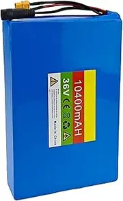 36V Battery 10400mAh 10S4P Battery Pack Charger for Scooter Electric Vehicles Battery with BMS(1pcs Battery)