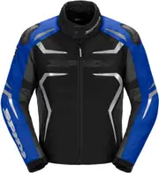 Spidi Race-Evo H2Out Motorcycle Textile Jacket, black-blue, Size 2XL for Men Black Blue