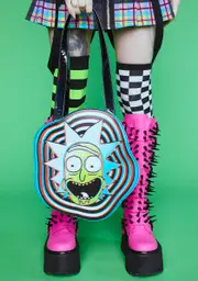 [Dolls Kill x Rick And Morty] Portal Of Time Tote Bag