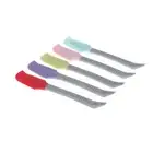 1pc Mini Silicone Cream Butter Cake Spatula Mixing Batter Scraper BrushYU