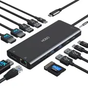 USB C Docking Station Dual Monitor HDMI for Dell HP, Laptop Docking Station 3...