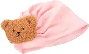 [NIYANGLE] Cotton Beanie Hat for Girls Comfortable Boy Girl Elastic Cap Adorable Newborn Hat Stylish Unique Design for Toddlers Soft Supple Material for All Seasons Pink